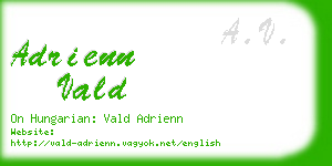 adrienn vald business card